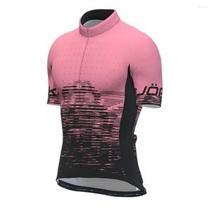 Racing Jackets Bjorka Summer Cycling Heren Korte Mouw Jerseys Bicycle Accessories Shirts Mountain Bike Quick Dry Clothing Ciclismo Maillot