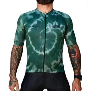 Racing Jackets Cadans 2022 Cycling Jersey Mens Korte mouw Desing Ademende polyester snel droge fietskleding