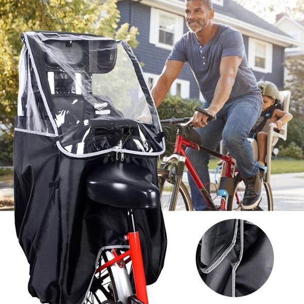 Chaquetas de carreras Asientos de seguridad para niños Cubierta para la lluvia Bicicleta Transpirable Durable Protección para bicicletas Accesorios