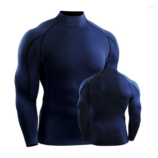 Vestes de course Maillots de cyclisme compressés Hauts d'entraînement pour hommes Collants Tee Shirt Football T-shirts Vêtements de sport Vélo Base Layer Rashguards