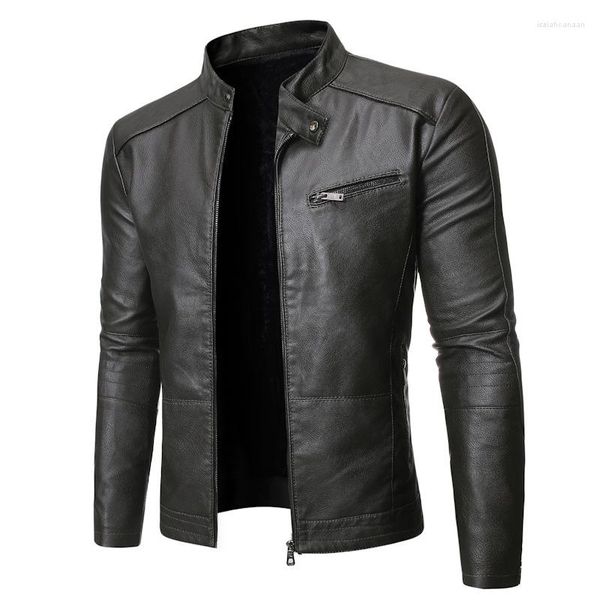 Chaquetas de carreras Cool Jacket Ciclismo Motocicleta Moto Bicicleta Bicicleta Pu Cuero al aire libre Estilo coreano para hombres