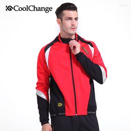 Racing Jackets Coolchange Winter Artificial Velvet Cathhe Cathe Bike Bicycle Cycling Cycle Long Sleeve Jersey