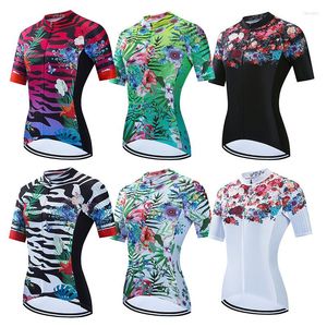 Racing Jackets Crossrider 2023 Women Cycling Jersey Short Sleeve Sport MTB Bike Shirt Team Bicycle Clothing Maillot