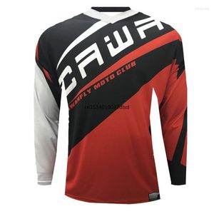 Vestes de course CWF Maillot de motocross Hombre DH Descente hors route Montagne Manches longues VTT Mx