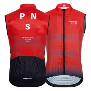 Racing Vestes Vélo Vêtements Équipe Gilet Sans Manches Respirant Coupe-Vent Maillot De Cclismo Coupe-Vent PNS PAS NORMAL STUDIOS