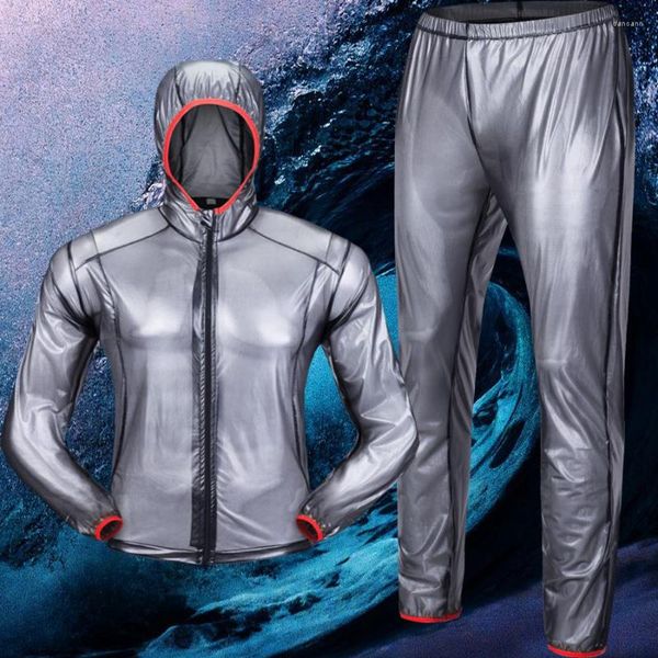 Chaquetas de carreras Chaqueta de ciclismo Capa de lluvia Deportes al aire libre Impermeable A prueba de viento Hombres Mujeres Montar Ropa de bicicleta Jersey de manga larga Secado rápido