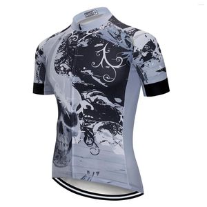 Racing Jackets Cycling Jersey Men Bike Mountain MTB Shirt Shirt Short Sleeve top Summer Road Bicycle Kleding Rijkleding Blouse -uniform