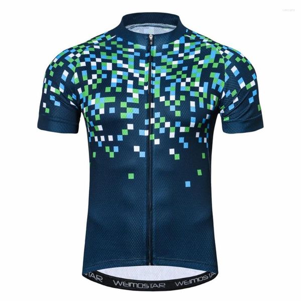 Chaquetas de carreras Ciclismo Jersey Ropa de bicicleta para hombre Ropa Ciclismo Maillot Road MTB Tops Camisas Jóvenes Montaña 2023 Azul Blanco