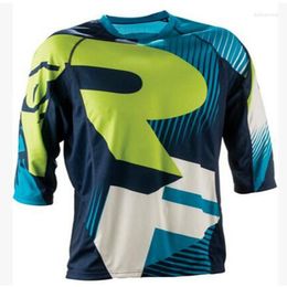 Chaquetas de carreras Ciclismo Jersey Moto Secado rápido Transpiración Manga larga Rf Downhill Motocross Camiseta