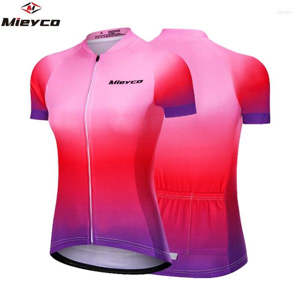 Chaquetas de carreras Ciclismo Jersey Verano Ropa de bicicleta de carretera Bicicleta femenina para bicicletas Montaña 29 Bicicletas Camisa de manga corta MTB