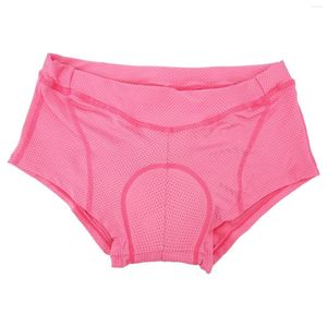 Vestes de course à vélo sous-vêtements élastique Absorption de l'humidité élastique Souppe rose respirant Bélo