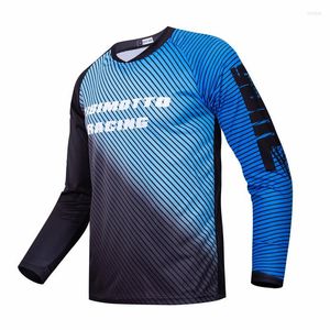 Racing Jackets DH Downhill Jersey snelle droogsnelheid overgave Rijkleding Mtb Offroad Motocross jerseys lange mouw