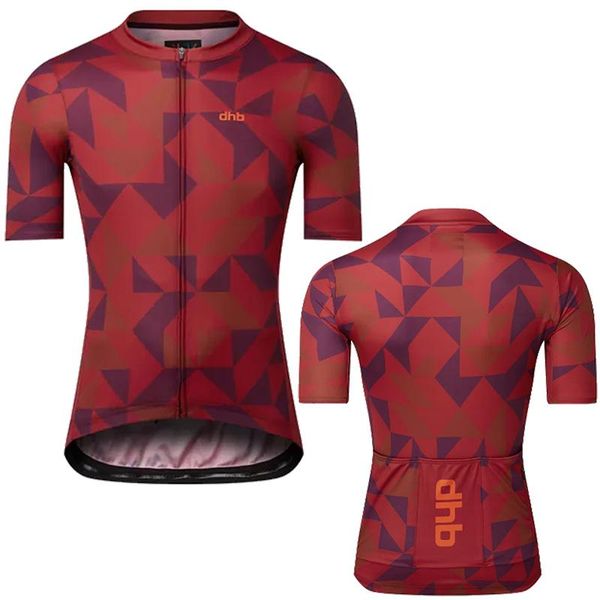 Chaquetas de carreras DHB, Jersey de ciclismo 2021, Ropa transpirable para hombres, Ropa de manga corta para bicicleta de montaña, Ropa para bicicleta