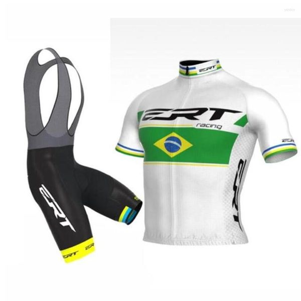 Vestes de course Ert cyclisme maillot vélo hommes ensembles été 2023 Gel Shorts bavoir complet vtt mâle Pro équipe uniforme vêtements costume vélo