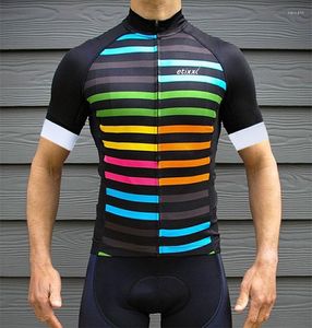 Racing Jackets Etixx 2023 Snel-droge fietsjersey MTB Bicycle Clothing Bike Wear Breathable Maillot Ropa de Ciclismo