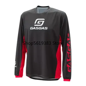 Vestes de course Gasgas Downhill Jersey Off Road Mountain Vélo Cycling Mtb Moto Motocross Shirt Maillot Hombre