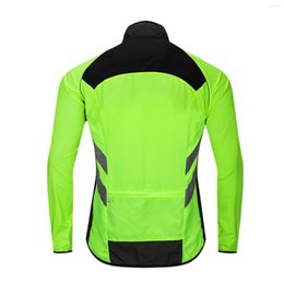 Racejassen Windjassen voor fietsen met hoge zichtbaarheid Hardloopjas Lichtgewicht windjack voor fietsen Sneldrogende jas