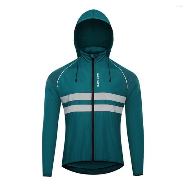 Chaquetas de carreras chaqueta cortavientos para hombre abrigo cálido reflectante moda Otoño Invierno cremallera delgada hombres mujeres Casual con capucha hombre