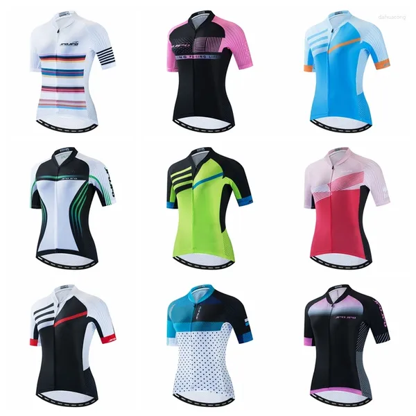 Vestes de course jpojpo jersey cycliste femmes vêtements de vélo de montagne rapides sècheur mtb