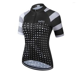 Chaquetas de carreras Kafi, camiseta de ciclismo de manga corta para mujer, camiseta de ciclismo de equipo profesional, ropa de bicicleta de montaña de Brasil 2023 PP