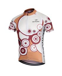 Racing Jackets Keyiyuan Mens Cycling Jersey Mountain MTB Bicycle shirts korte mouwweg tops camisa fiets masculino polera ciclismo hombre