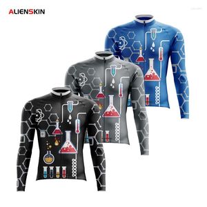 Vestes de course Maillot de cyclisme pour homme Respirant Séchage rapide Hombre Équipement Vélo Vêtements Chimie