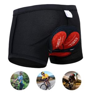 Vestes de course Men's Cycling Underwear Pro Shorts 5d Gel Pad Mountain Bike Mtb Afficage Route respirante Bicycle de base