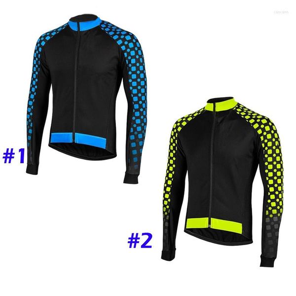 Racing Vestes Hommes Manches Longues Maillot De Cyclisme Vélo Vélo Vêtements VTT Bib Chemise De Sport Cool Team Pro Motocross Mountain Road Tight Top