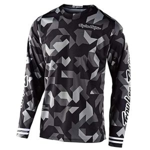 Racing Jackets Maillot de cyclisme tout-terrain à manches longues pour hommes DH Downhill Endurance Race VTT 100% polyester respirant T-shirt à séchage rapide