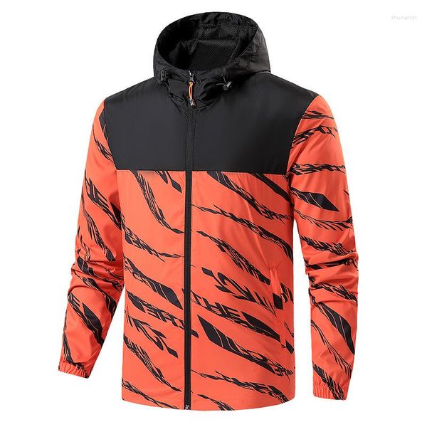 Vestes de course Coupe-vent pour hommes manteau à capuche VTT Moto veste de cyclisme vêtements de vélo en plein air imperméable coupe-vent Sport tactique extérieur