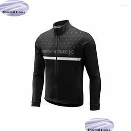 Racing Jassen Morvelo Wielershirt Heren Kleding Fietskleding Shirt Lange mouw Maillot Ropa Ciclismo Hombre Drop Delivery Sport Overtreffen Otkgz