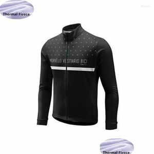 Vestes de course Morvelo Maillot de cyclisme Hommes Vêtements Vêtements de vélo Chemise à manches longues Maillot Ropa Ciclismo Hombre Drop Livraison Sports Outdo Otkgz