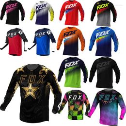 Racing Jassen Motocross Mountain Enduro Fietskleding Fiets Moto Downhill T-shirt Fox Cup Dames Heren Wielertrui MTB Shirts BMX 2024