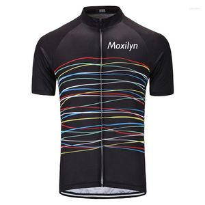 Racing Jackets Moxilyn Ademende fietsjersey Zomershirt Fiets MTB Motocross Tops Bike Clothing Men Ropa