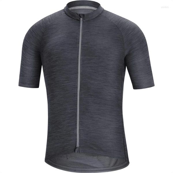 Chaquetas de carreras MTB para hombres Traje de paseo de secado rápido Ropa de ciclismo Ropa de bicicleta de montaña Jersey 2023 Ropa Cremallera Verano