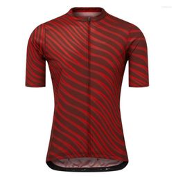 Racing Jackets Outdoor Men's Cycling Jersey MTB Korte mouw volledige rits zomerse wegfiets shirts Pro Team Bicycle Clothing Aziatische maat