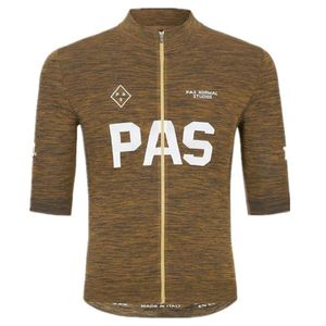 Chaquetas de carreras PAS Ciclismo Jersey Camisas de manga corta Hombres Road Mtb Bike Top PNS Camisa Verano