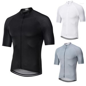 Racing Jackets PAS Normaal Studio's Solitude White Jersey 2022 Pro Race Summer Roupa Ciclismo Polyester Aero Short Sleeve Cycling Clothing