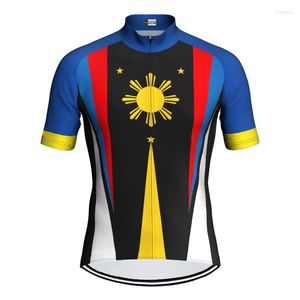 Vestes de course Philippines Pilipinas vélo maillot à manches courtes haut route vtt été cyclisme vêtements vélo séchage rapide chemise vêtements de sport