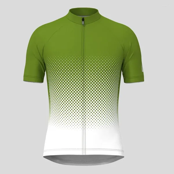 Vestes de course Polka Dot Dégradé Maillot de cyclisme à manches courtes Chemise de vélo d'été Vêtements de vélo Vêtements de route de montagne Vêtements VTT respirants