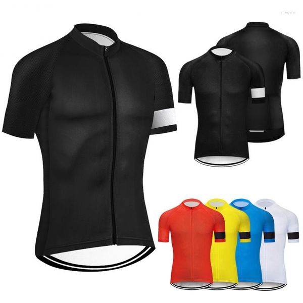 Chaquetas de carreras, ropa de ciclismo de poliéster, ropa de bicicleta antipilling, uniforme, camisetas de carreras transpirables de montaña