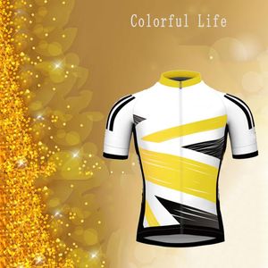 Vestes de course Pro Bike Jersey Top Mountain VTT Road Cycling Men's Short Sleeve Spandex Polyester Mens Blouse