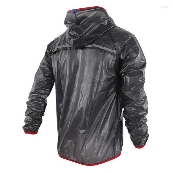 Vestes de course Manteau imperméable à l'eau Imperméable réfléchissant Résistant à l'usure Effet hydrofuge Nano Revêtement Conception de ceinture pour