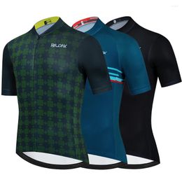 Vestes de course Raudax TDF Grid Styles Summer Summer Soucine Souffture rapide Drying Cycling Top Road Road Mountain Jerseys
