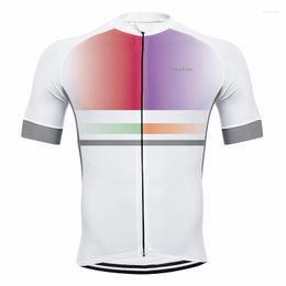 Racing Jackets Runchita Men Summer Pro Team Cycling Jersey Shirt Clothing Outdoor Triathlon Draag mountain Bicycle -uniform met korte mouwen