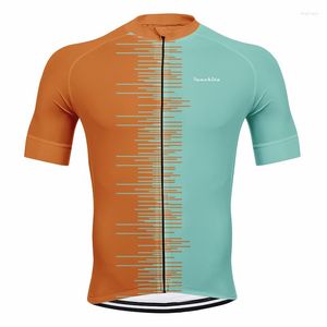 Vestes de course RUNCHITA Summer Pro Team Maillot de cyclisme à manches courtes pour hommes Maillot Ropa Ciclismo VTT Vélo de route Hauts Vêtements
