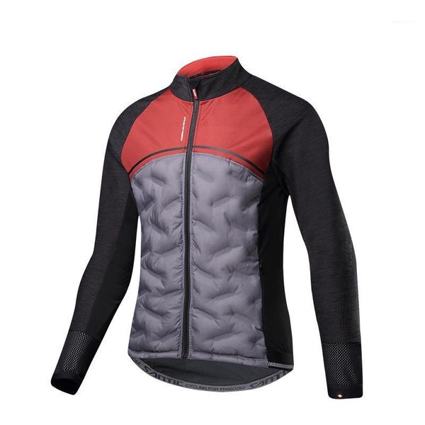 Chaquetas de carreras Santic hombres ciclismo Jersey invierno manga larga mantener caliente algodón bicicleta de montaña térmica polar a prueba de viento al aire libre ropa deportiva1