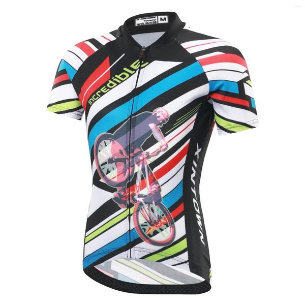 Vestes de course à manches courtes garçons girls cyclisme jersey rapide sèche à vélo de vélo de vélos pour véhicule