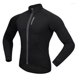 Vestes de course coquille souple veste de cyclisme hommes femmes coupe-vent thermique polaire vélo chemise vtt Chaqueta Ciclismo hiver vélo vent