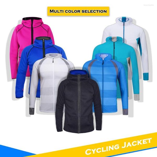 Vestes de course sport coupe-vent costume veste imperméable cyclisme manteau de pluie hommes Sauna maillot femme coupe-vent salle de sport à capuche course